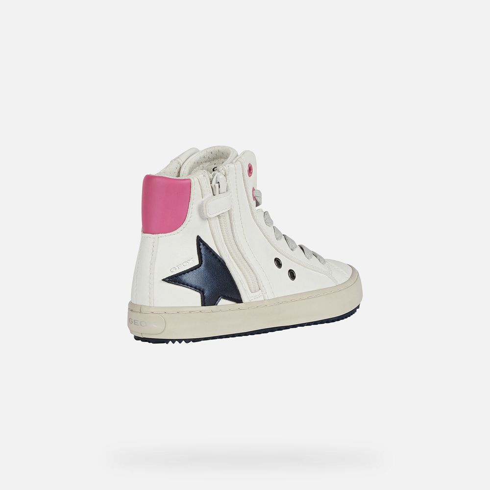 Geox Kiz Çocuk Spor Ayakkabı Beyaz - Kalispera - EZI-189730